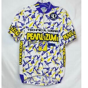 Pearl Izumi Men's Purple/Yellow Bike Jersey Cycling Athletic - Size Medium